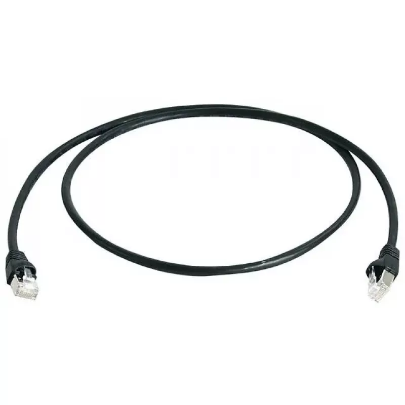 Tinklo kabelis Telegaertner MP8 FS 500 LSZH 0,25 m Cat6a SF/UTP RJ-45 – juodas