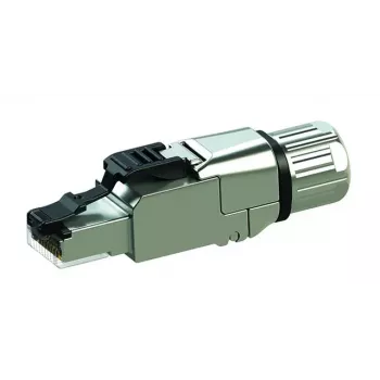 Telegärtner RJ-45 vielos jungtis J00026A5000 Cat6a kabeliams, sidabrinė apdaila