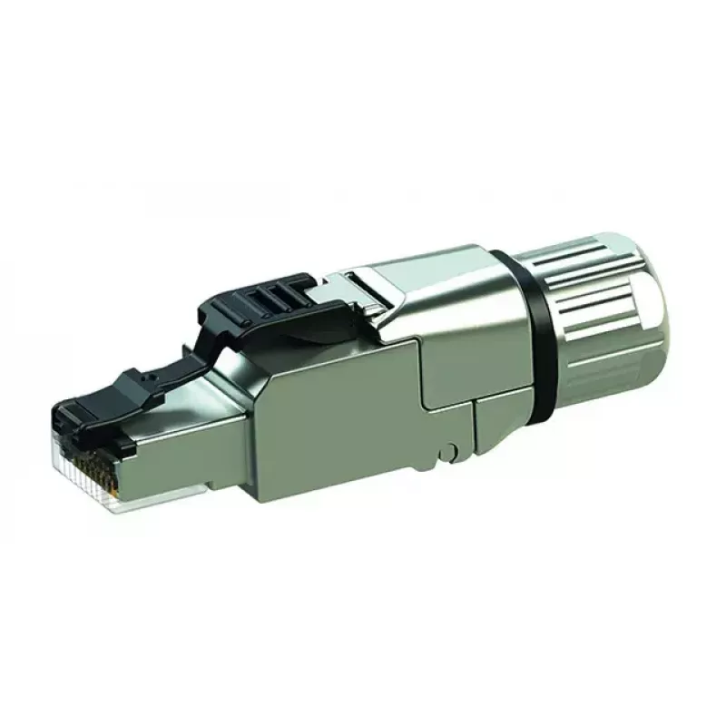 Telegärtner RJ-45 vielos jungtis J00026A5000 Cat6a kabeliams, sidabrinė apdaila