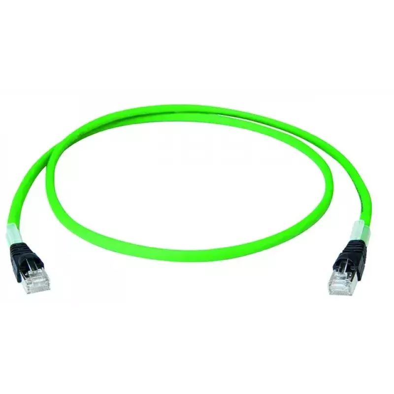 Tinklo kabelis Telegärtner L80400A0007 0,5 m Cat6a S/FTP Žalias