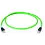 Tinklo kabelis Telegärtner L80400A0007 0,5 m Cat6a S/FTP Žalias