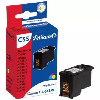 Rašalo kasetė Pelikan C55, pigmentinis spalvotas rašalas 6 ml, trijų spalvų CMY, 1 vnt.