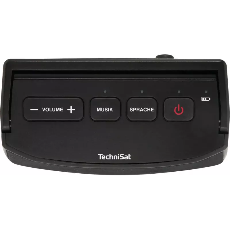 Stereo nešiojamasis garsiakalbis TECHNISAT ISIBOX 1 — 4 W RMS, laidinis ir belaidis, įmontuota baterija, USB-C, juodas