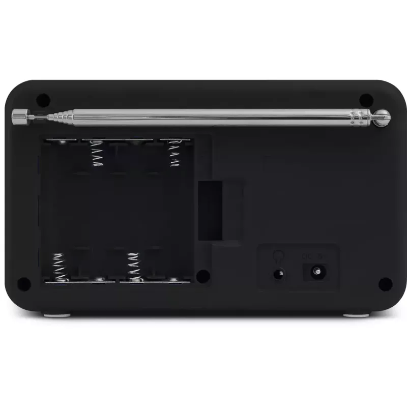 Nešiojamasis radijas TECHNISAT VIOLA 2 – DAB+ & FM, LCD ekranas, 1 W, 3,5 mm lizdas, juodas