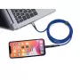 Įkrovimo laidas TROIKA SPEEDY XL USB-C 2 m mėlynas