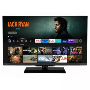 Toshiba 32LV3F63DA 32 colių (81,3 cm) Full HD DLED išmanusis televizorius, 1920×1080, 250 cd/m², DVB-C/DVB-S2/DVB-T2, juoda
