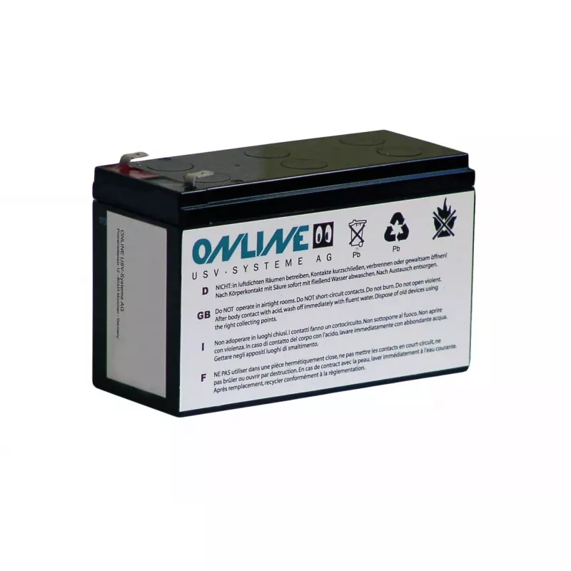 UPS baterija ONLINE USV-Systeme BCZ800 1 baterija Pilka 5,06 kg