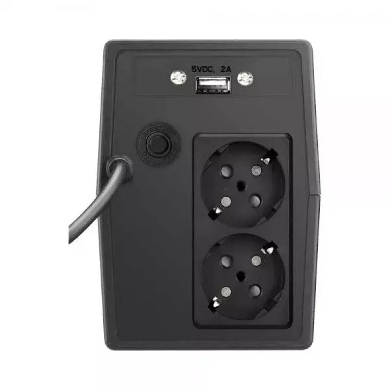 Nepertraukiamo maitinimo šaltinis ONLINE USV-Systeme YUNTO Smile 400 Line-Interactive 0,4 kVA 240 W 2 kintamosios srovės lizdai 12 V 4,5 Ah LCD bokštinis