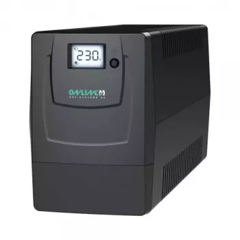 Nepertraukiamo maitinimo šaltinis ONLINE USV-Systeme YUNTO Smile 400 Line-Interactive 0,4 kVA 240 W 2 kintamosios srovės lizdai 12 V 4,5 Ah LCD bokštinis