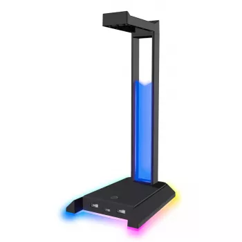 Ausinių stovas Speedlink EXCELLO NX RGB — juodas, 226 g