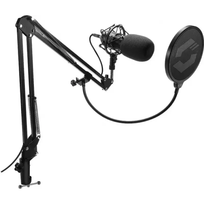 Studijinis mikrofonas SPEEDLINK Volity Ready Juoda