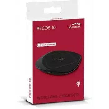 Kroviklis SPEEDLINK SL-690401-BK išmaniesiems telefonams, juodas, AC, USB, belaidis greitasis įkrovimas