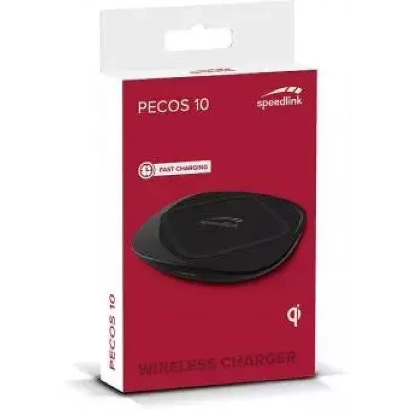 Kroviklis SPEEDLINK SL-690401-BK išmaniesiems telefonams, juodas, AC, USB, belaidis greitasis įkrovimas