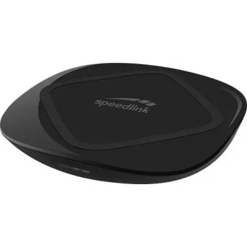 Kroviklis SPEEDLINK SL-690401-BK išmaniesiems telefonams, juodas, AC, USB, belaidis greitasis įkrovimas
