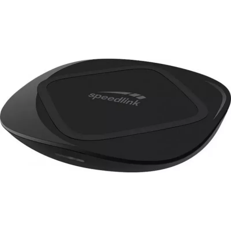 Kroviklis SPEEDLINK SL-690401-BK išmaniesiems telefonams, juodas, AC, USB, belaidis greitasis įkrovimas