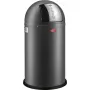 Šiukšliadėžė Wesco Kickmaster Soft Graphite Matt 112769 — pedalu valdoma plieninė šiukšliadėžė, 20–25 L