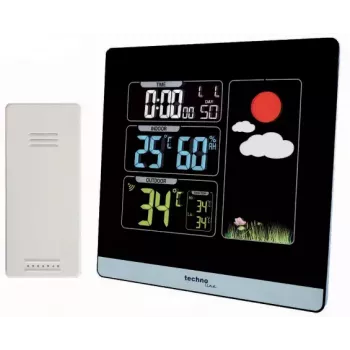 Skaitmeninė meteorologinė stotelė Technoline WS 6448 juoda