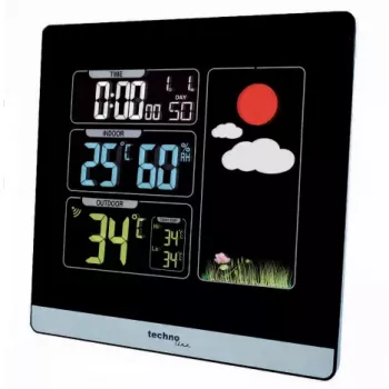 Skaitmeninė meteorologinė stotelė Technoline WS 6448 juoda