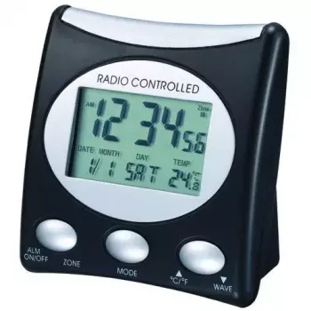 Skaitmeninis žadintuvas Technoline WT 221 T juodas 12/24 val. LCD