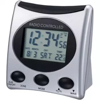 Skaitmeninis žadintuvas Technoline WT 221 Sidabrinis 12/24 val. LCD