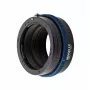 Fotoaparato objektyvo adapteris Novoflex NEX/PENT — tvirtinimo adapteris Sony NEX prie Pentax K, juoda/mėlyna