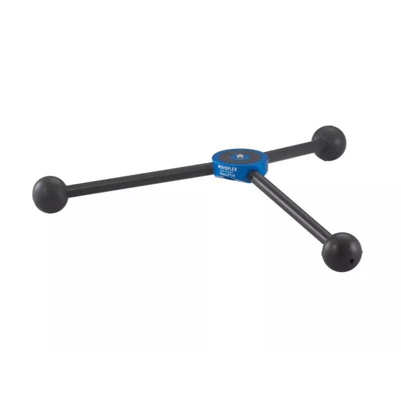Trikojis Novoflex BasicPod Mini skaitmeniniams ir juostiniams fotoaparatams, juoda, mėlyna