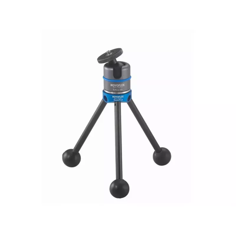 Trikojis Novoflex BasicPod Mini skaitmeniniams ir juostiniams fotoaparatams, juoda, mėlyna