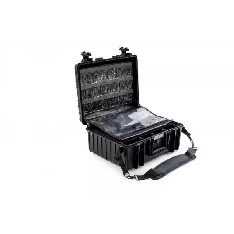 B&W Cases Type 6000 lagaminas Juodas Polipropilenas 3,9 kg