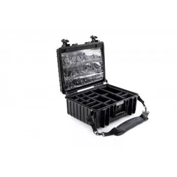 B&W Cases Type 6000 lagaminas Juodas Polipropilenas 3,9 kg