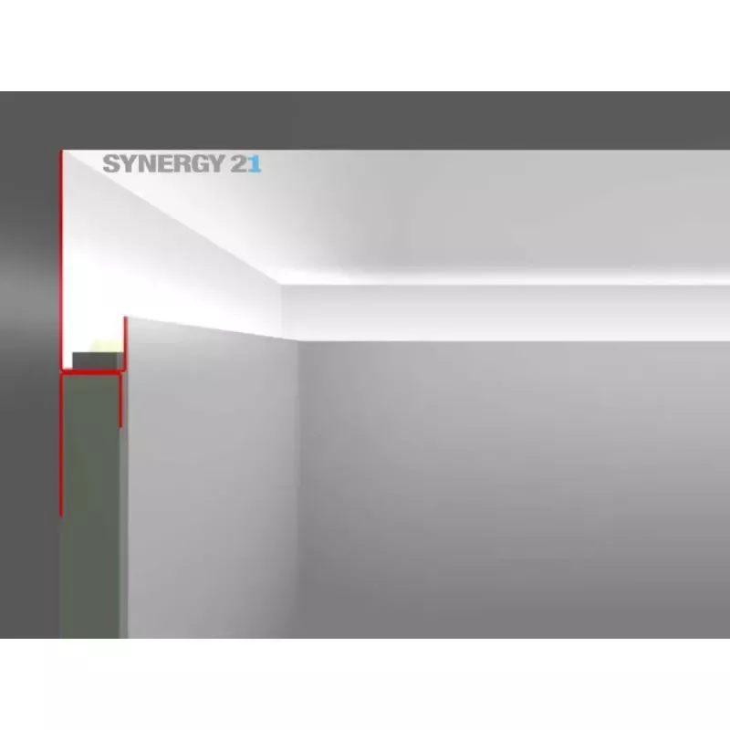 Montavimo rinkinys Synergy 21 S21-LED-PR00150 balto cinko
