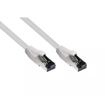 Tinklo kabelis Alcasa 8080L-100 RJ-45 Cat8.1 10 m Pilkas