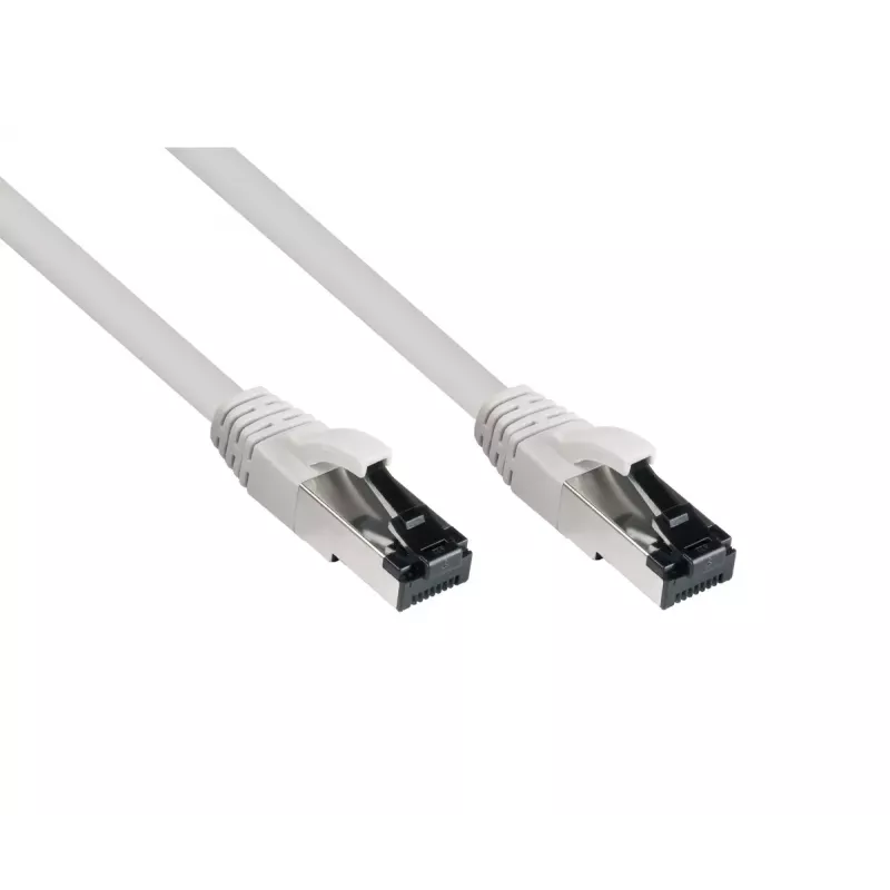 Tinklo kabelis Alcasa 8080L-100 RJ-45 Cat8.1 10 m Pilkas