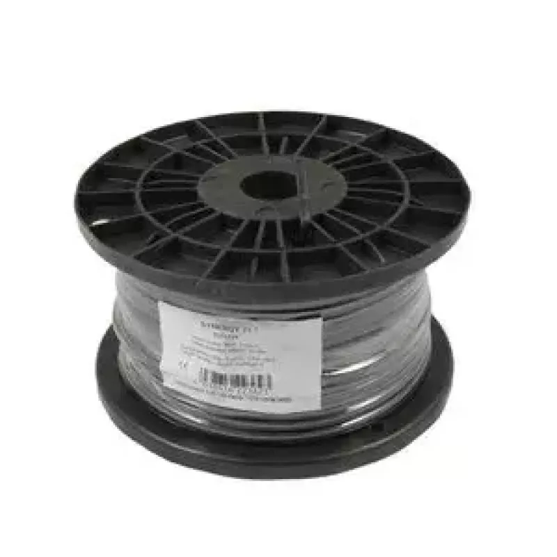Telefono kabelis Synergy 21 S215220 100 m juodas plokščias