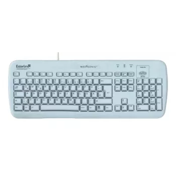 Klaviatūra Medigenic Essential VM9205 Medicininė USB PS/2 Vokiška Balta