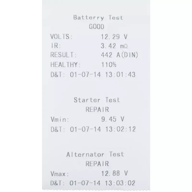 Baterijos testeris KS Tools 550.1646 juodas mėlynas 1,5 kg