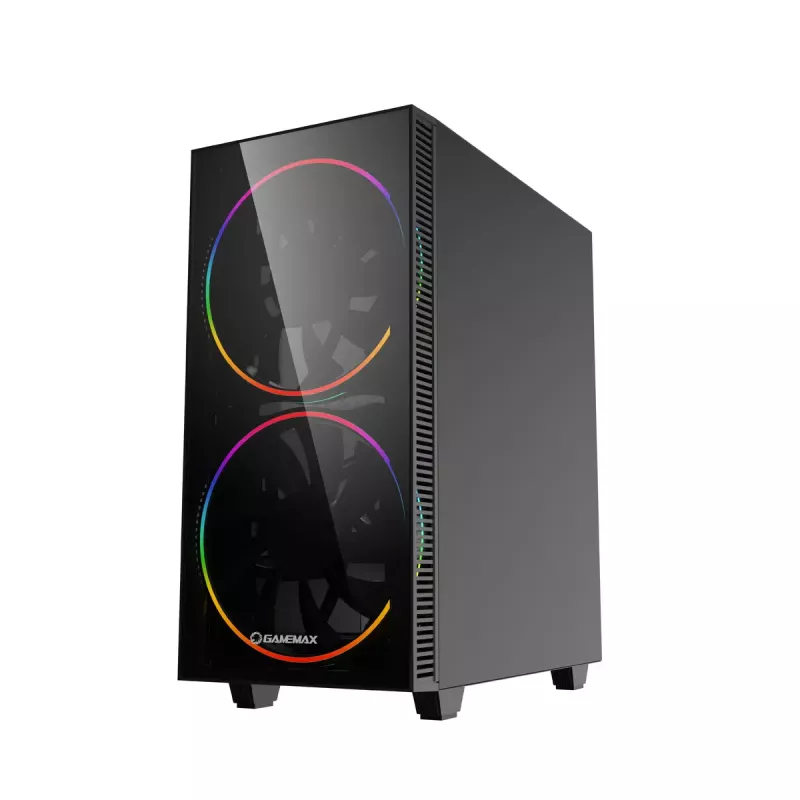 Stalinis kompiuteris Hyrican GAMEMAX Juoda Hole 7811 — Intel Core i5-14400F, 16GB DDR5, 1TB SSD, GeForce RTX 5060 Ti, Windows 11