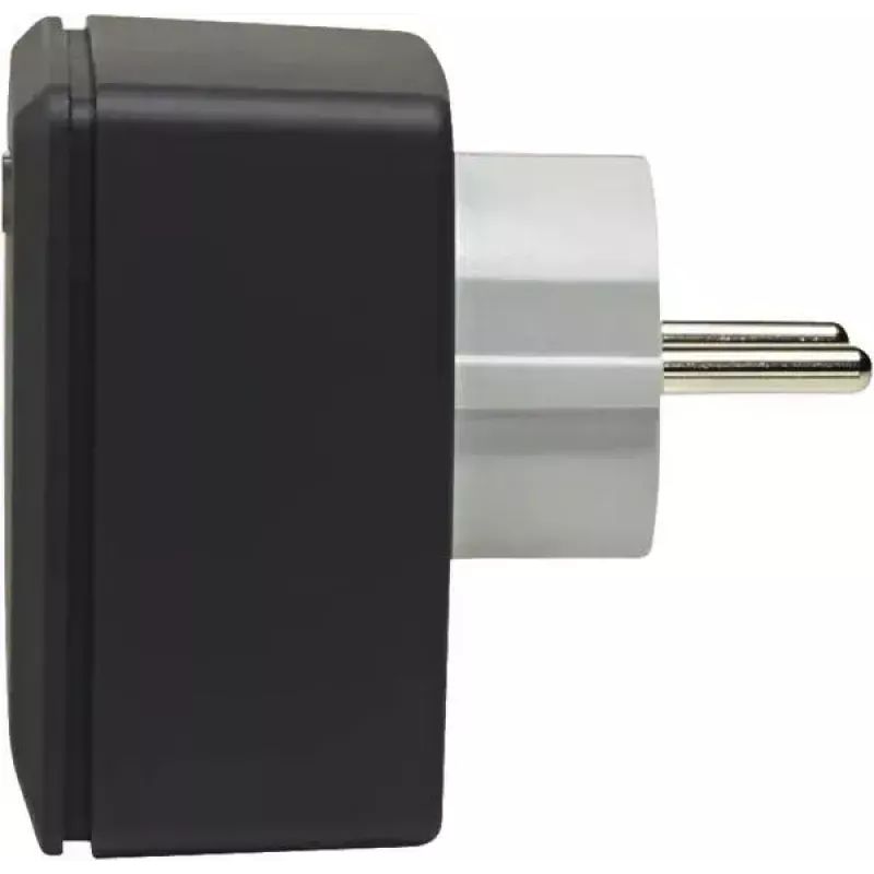 Išmanusis kištukas eQ-3 Homematic IP 161599A0, vidaus, antracito spalvos, plastikinis korpusas, 70×70×39 mm