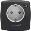 Išmanusis kištukas eQ-3 Homematic IP 161599A0, vidaus, antracito spalvos, plastikinis korpusas, 70×70×39 mm