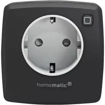 Išmanusis kištukas eQ-3 Homematic IP 161599A0, vidaus, antracito spalvos, plastikinis korpusas, 70×70×39 mm