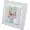 Sieninis jungiklių skydelis eQ-3 Homematic IP Wandtaster 6 mygtukų plastikinis baltas