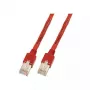 Tinklo kabelis EFB Elektronik K8703.1 RJ-45 Cat5e 1 m raudonas