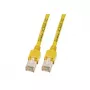 Tinklo kabelis EFB Elektronik K8015.3 RJ-45 Cat5e 3 m geltonas