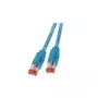 Tinklo kabelis EFB Elektronik 1m RJ-45 Cat6a Mėlynas
