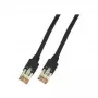 Tinklo kabelis EFB Elektronik K8072.15 RJ-45 Cat5e 15 m Juodas