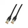 Tinklo kabelis EFB Elektronik K8072.3 RJ-45 Cat5e 3 m juodas
