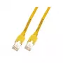 Tinklo kabelis EFB Elektronik K8075.0,50 RJ-45 Cat5e 0,5 m Geltonas