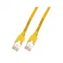 Tinklo kabelis EFB Elektronik K8075.2 RJ-45 Cat5e 2 m geltonas
