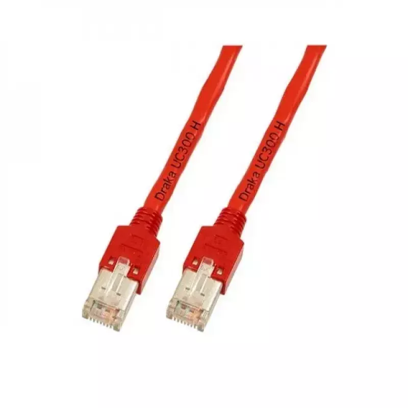 Tinklo kabelis EFB Elektronik K8076.1 RJ-45 Cat5e 1m Raudonas