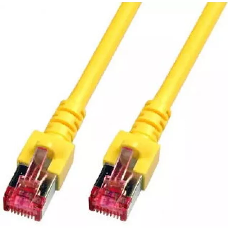 Tinklo kabelis EFB Elektronik 10 m Cat6 RJ-45 RJ-45 geltonas
