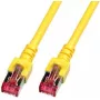 Tinklo kabelis EFB Elektronik 10 m Cat6 RJ-45 RJ-45 geltonas
